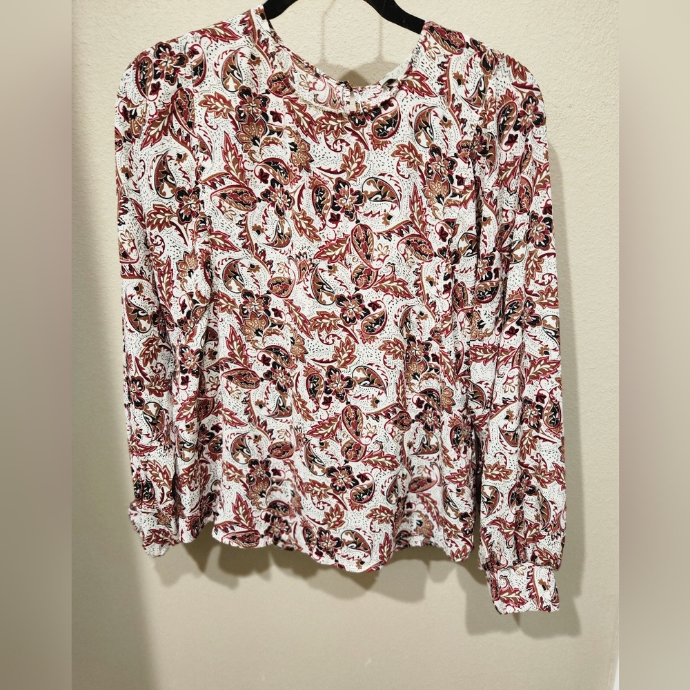 Floral Paisley Print Women's Top
